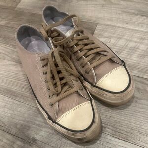 Visvim Skagway Low Beige Sneakers